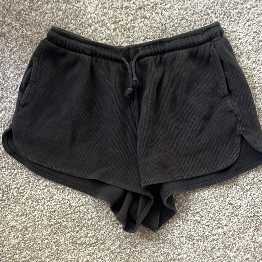 Brandy Melville waffle knit shorts